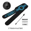 EMS Muscle Stimulator Toner Abdominal Toning Belt Body Slimming Massager Belly Waist Back Arm Leg Fitness Massage USB Recha Practical Use