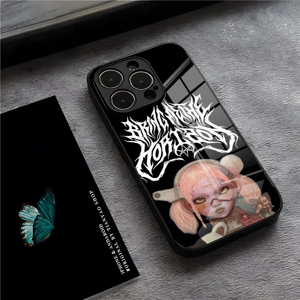 Bring Me The BMTH Horizon Phone Case For IPhone 17 Pro Max 15 Pro 16 14 Plus 12 13 Mini 11 Pro Shockproof Glass Cover