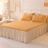Sezonowa uniwersalna, przyjazna dla skóry narzuta na łóżko Grube prześcieradła z bawełnianą wyściółką Nowoczesna minimalistyczna antypoślizgowa osłona ochronna