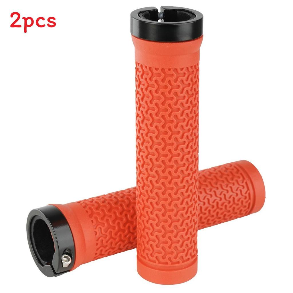 Bicycle Rubber Handlebar Grip With Antislip Silicone Sleeve For Mountain Bike Riding Accessories