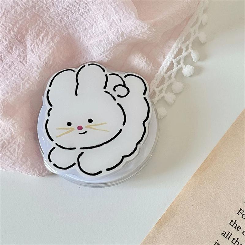Korean Cute Cookie  Dog Rabbit  For Magsafe Magnetic Phone Griptok Grip Tok  Stand For iPhone Foldable Wireless Charging Holder