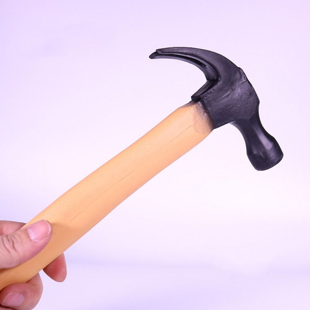 Realistic Hammer Toy Prop Creative Prank Toy Magic Prop Fake Hammer  Stage Performance