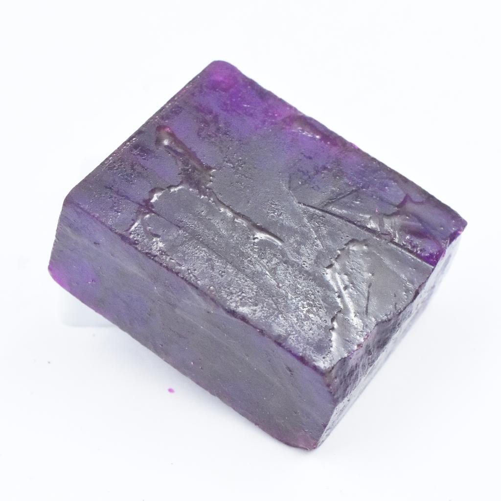 Purple Sapphire Uncut Raw Rough 420.65 Carat Natural CERTIFIED Loose Gemstone AR-2282