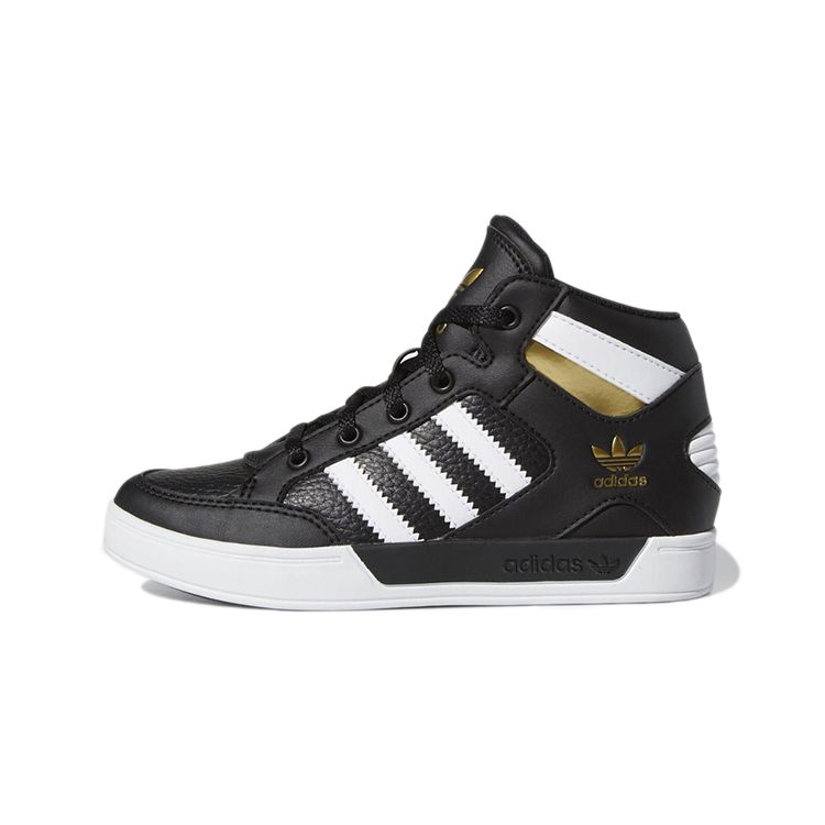 Adidas Originals Drop Step 360 C Mid-Top Kids Skate Shoes Black Gold Kids Skate Shoes FV5735