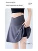 Women's Blue Yoga Tennis Skirt with Anti-Exposure Quick-Dry Shorts for Dance, Fitness, and Running 2026.