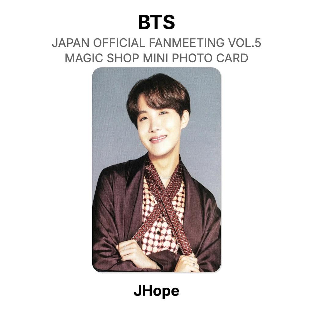 BTS JAPAN OFFICIAL FANMEETING VOL.5 MAGIC SHOP MINI PHOTO CARD Official Photocard