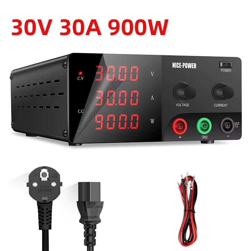 New DC Stabilized Power Supply 30V 30A Adjustable Bench Source Laboratory Power Supply 30V 20A High-Power Switching Variable 60V 10A