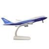 20CM Original B747 Flugzeugmodell Nachbildung Legierungsmaterial Souvenir Flugzeug Geschenk mit Fahrwerkssockel Sammlerstück für Luftfahrtenthusiasten