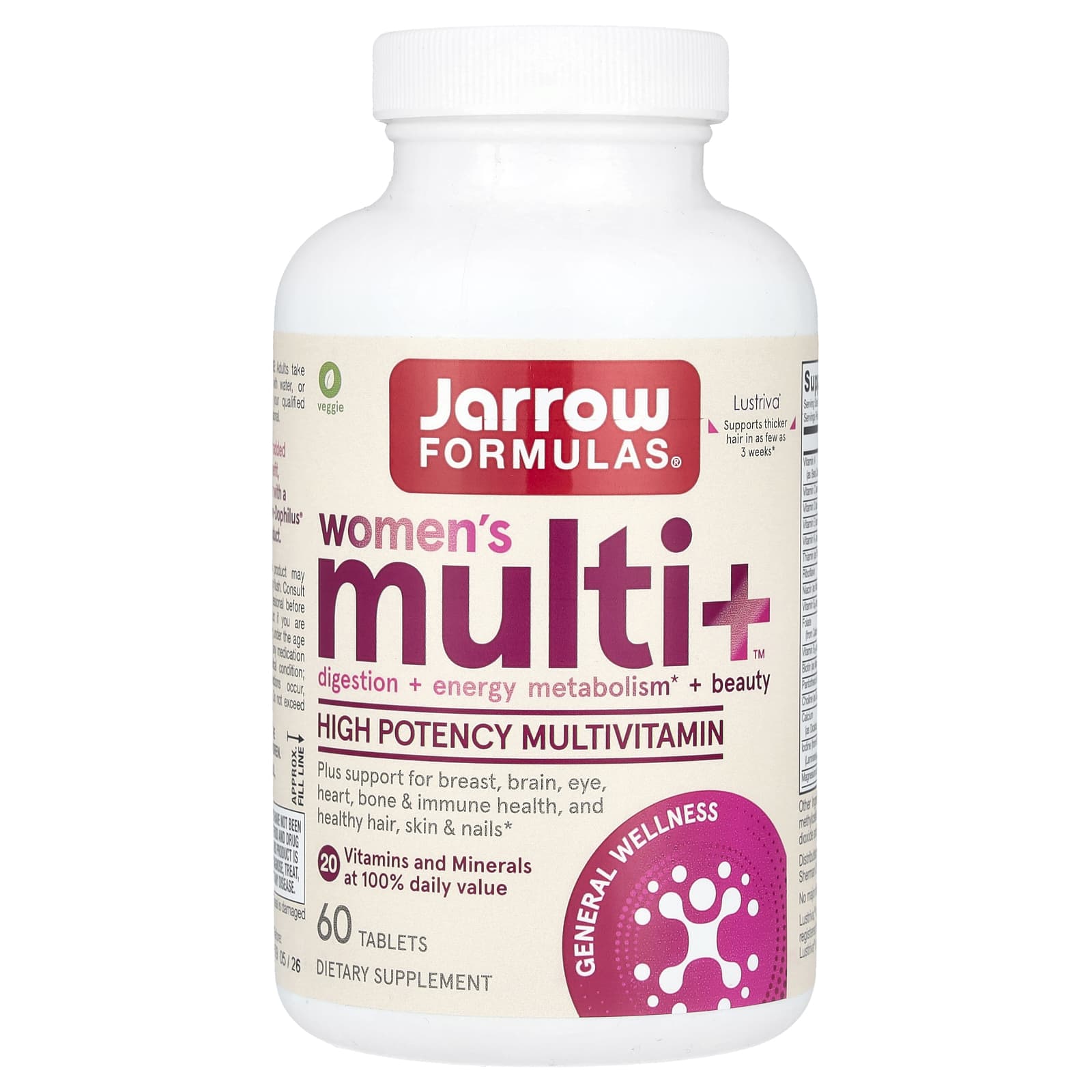 

Jarrow Formulas, Women s Multi+™, 60 Tablets