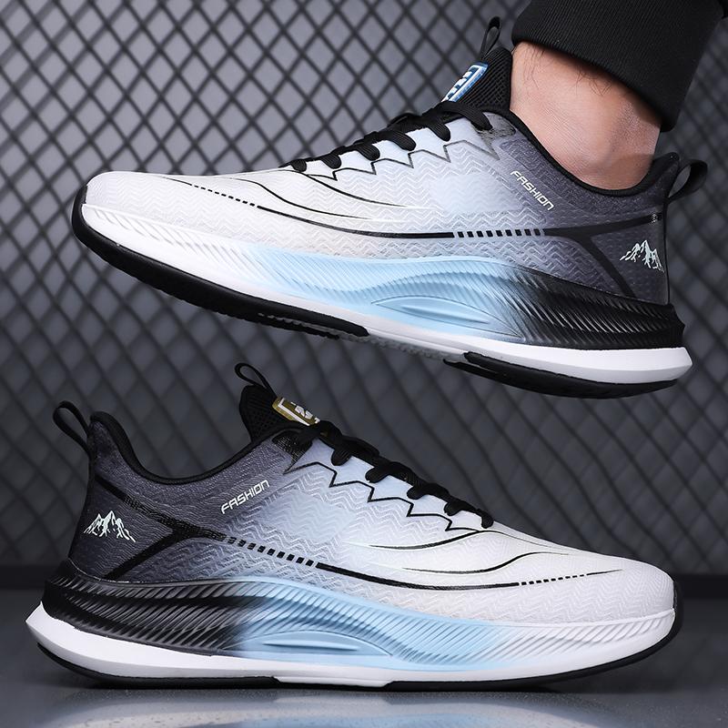 Men Breathable Mesh Running Shoes Fashion Sport Sneakers Sizes 38-45 for Walking Jogging Training Travel Commuting and Daily Wear