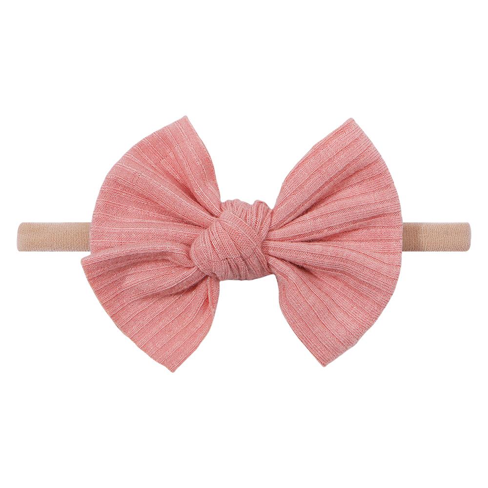 1/2Pcs/Lot Newborn Baby Headband Bows Nylon Baby Girl Headbands Elastic Soft Hair Bands For Children Baby Hair Accessories Kids