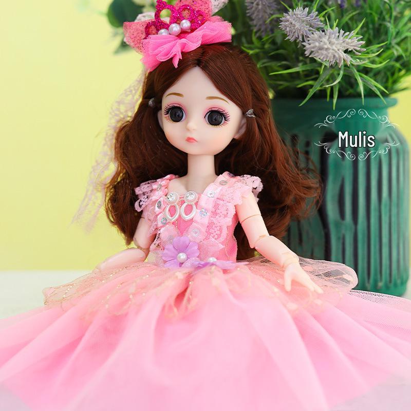 BJD 30cm Doll Set - Little Girl's Toy for Kindergarten Training & Birthday Gift