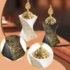 Incense Burner Light Luxury Gift Compact Desktop Ornament Censer Stand Incense Holder for SPA Party Holidays Tea Room Salon