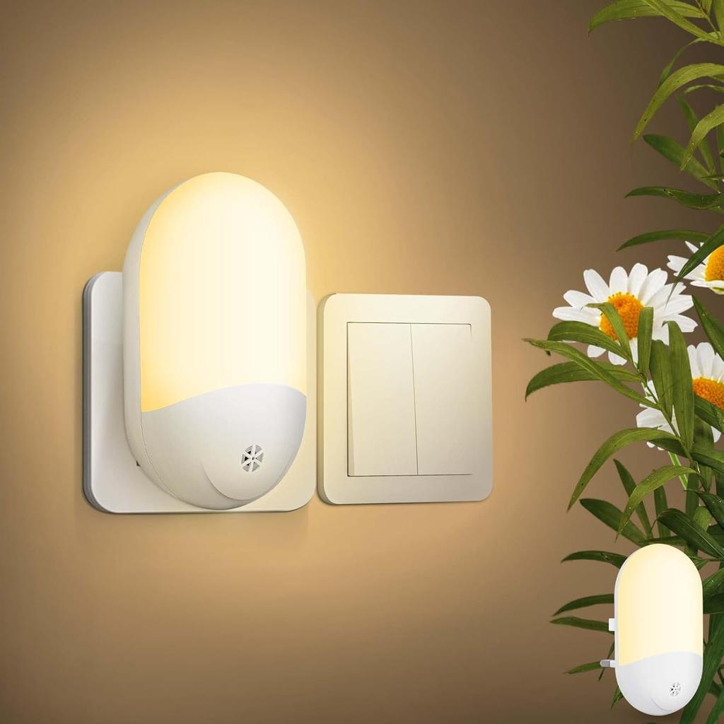 EU Plug RGB LED Night Light Night Light RGB Touch/Remote Control/Sensor Kids Light Energy Saving