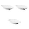 Set of 3 Wooden Plates x x 5 Chinese Round Plates Setomonohonpo 10-inch [25.5 17.4 cm]