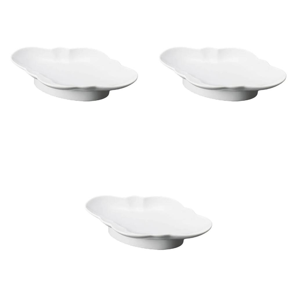 Set of 3 Wooden Plates x x 5 Chinese Round Plates Setomonohonpo 10-inch [25.5 17.4 cm]