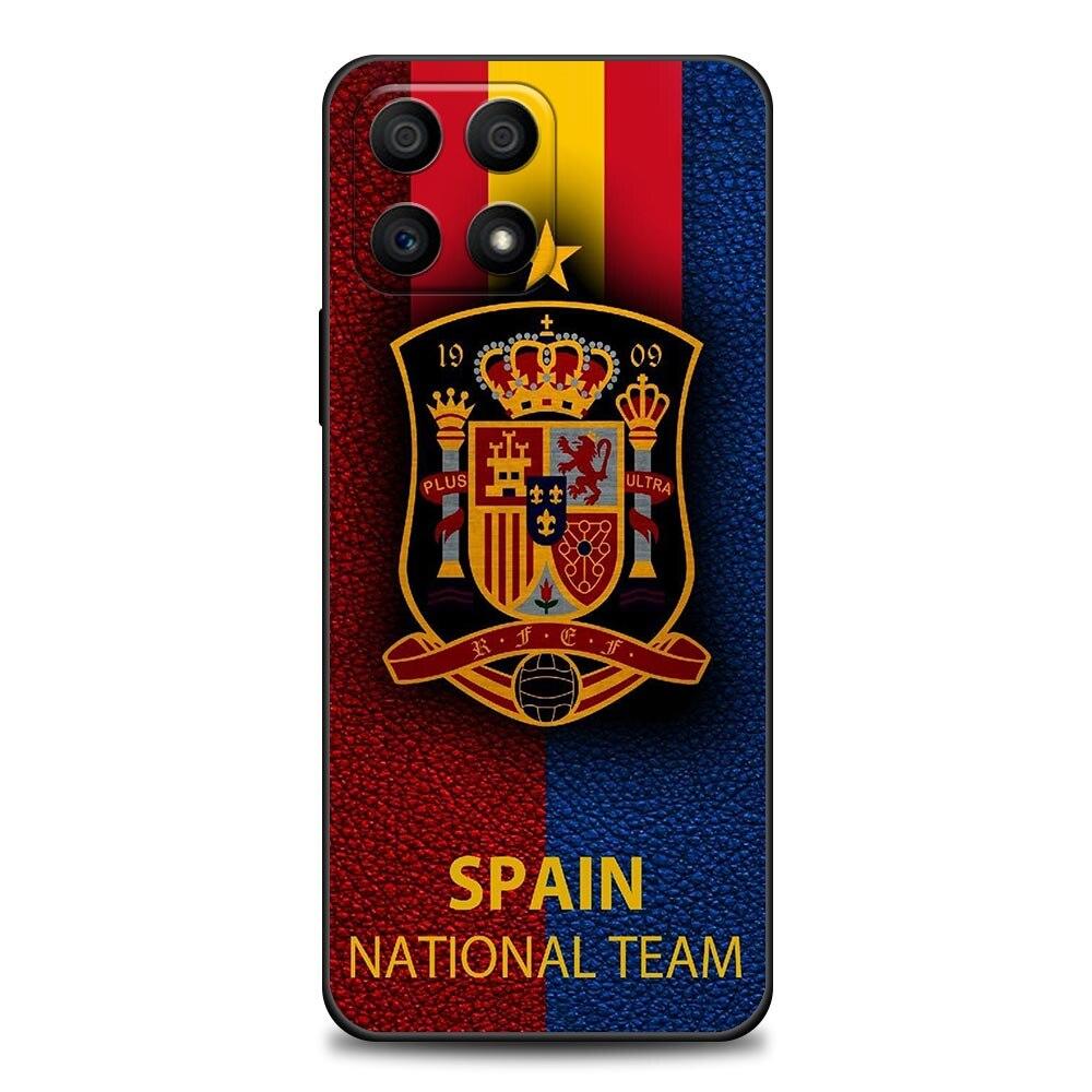 ESPANA Spanish Spain Flag Phone Case For Honor 50 30 10 Lite 30i 20 20e 9A 9C 9X Pro 8X Nava 8i 9 Y60 Cover Soft Silicone Cases