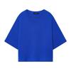 European and American style, new women's clothing, fashionable and versatile cross-border temperament round neck wide sleeve flat needle knitted 
