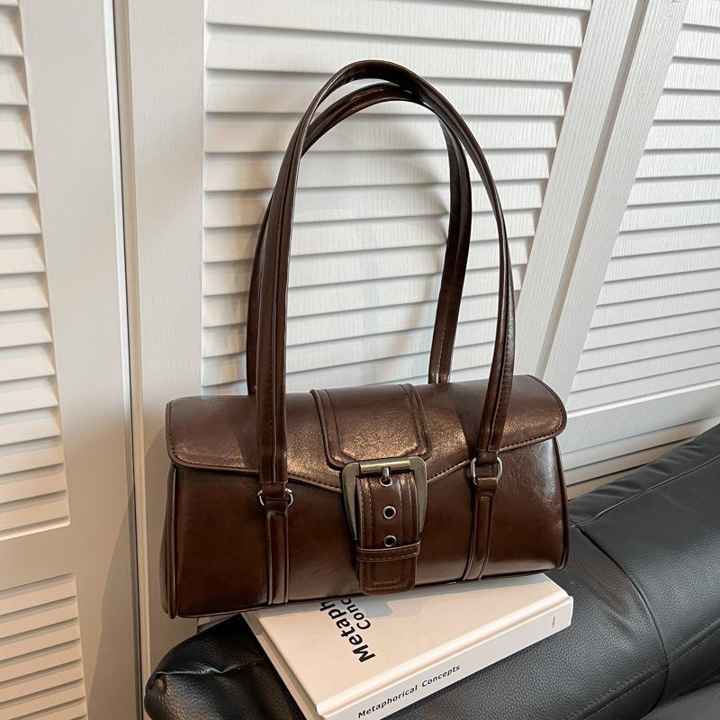 Стильная нишевая сумка-багет, милая крутая сумка-локомотив, американский ретро, сумка-подмышка для通勤