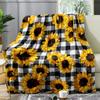 Sunflower Gift Small Blanket Soft Comfortable Sofa Blanket Air Conditioner Blanket All-Season Flannel Blanket Home Decoration