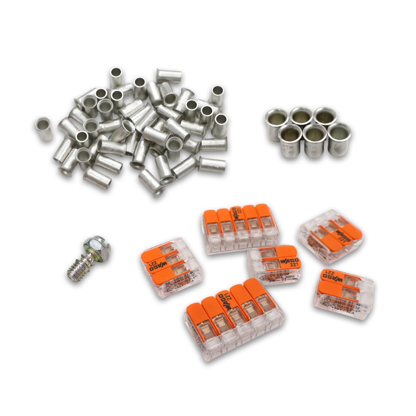 

Electrician Proficiency Test Consumables Set (Ring SleeveBox Set ScrewInsertion Connector)