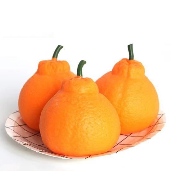 Anxiety Relief Strawberry Squeeze Toy Simulated Tomato Triangle Cheese Orange Egg Fruit Fidget Toy Anti-stress Sensory Stress Ball