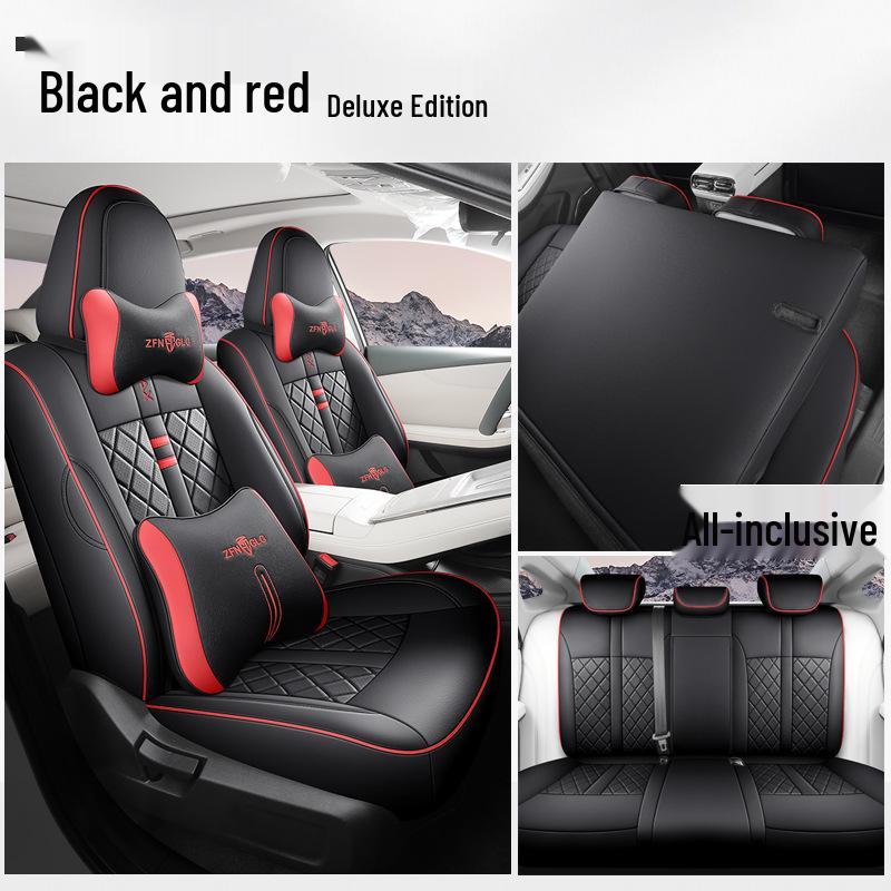 Universal Full Leather Car Seat Cushion for Aion SMAX - All-Season Comfort