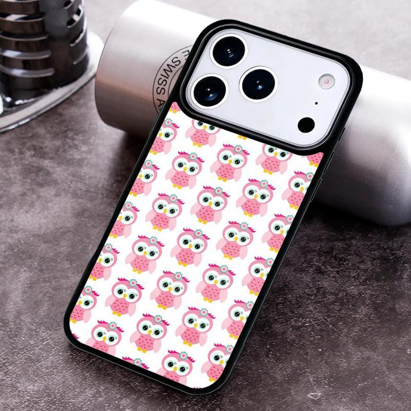 Baby Cute Owl Phone Case For iPhone 17 16 15 14 13 12 11 Pro Max Plus 17Air Soft Silicone Cover