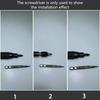 2Pcs Hex Shank Magnetic Converter for 6.35mm 1/4Inch Screwdriver Insert Bit Adapter To 4mm Bit Shape Socket Holder Tool