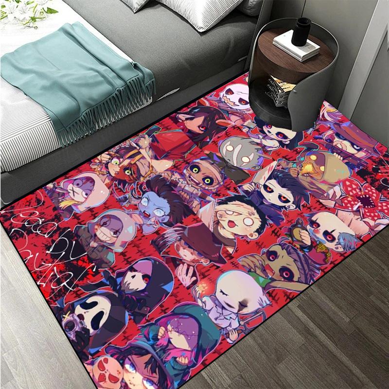 D-Dead by Daylight survival horror escape game Large Area Rugs Carpet for Home Living Room Bedroom Sofa Doormat Floor Play Mat