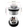 Fuel Gas Tank Oil Cap, Fuel Gas Cap For Harley Dyna Sportster XL1200 1100 883 48 Softail FXD FL FLT Big Twin Touring Road King