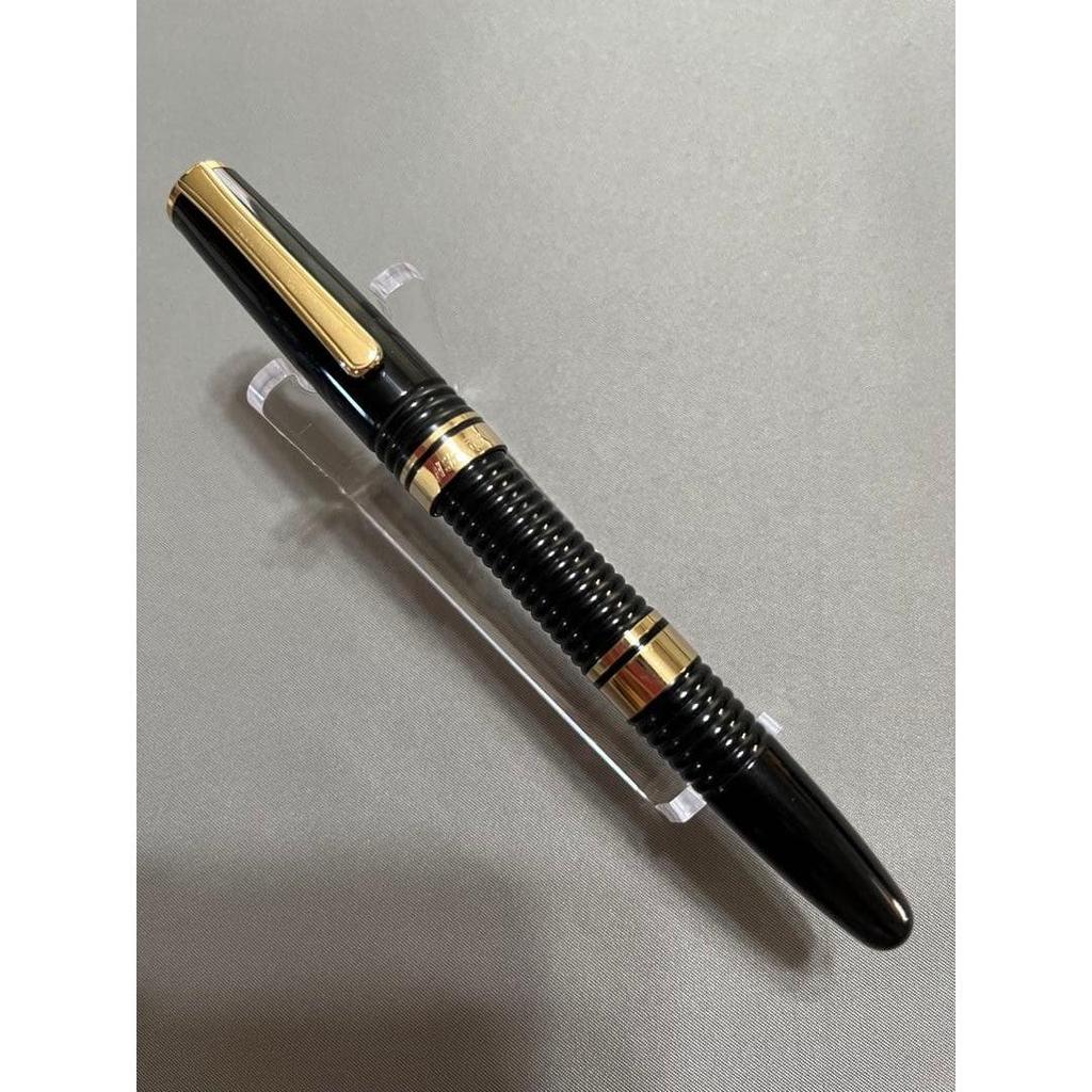 Used Rare New First Model PLATINUM 3776 Gathered Fountain Pen