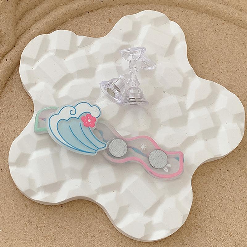 

Ocean Cartoon Chess Magnetic Nail Holder Set Practice Display Stand Shell Waves Showing Shelf Gel Polish Display Borad Presenta waves