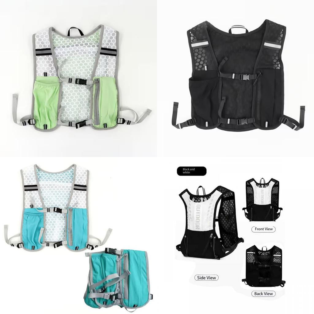 Oxford Cloth Hiking Vest Pack With Water Bottle Holder For Running And Cycling Enthusiasts