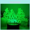 Stranger Things 3D LED noční světlo se 16 barvami na dálkové ovládání pro dekoraci dětského pokoje