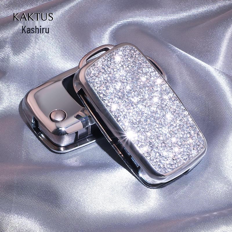 

Чехол-сумка для ключей Volkswagen для Lavida, Langxing, Golf 6, Bora, POLO, Tiguan с инкрустацией бриллиантами для женщин