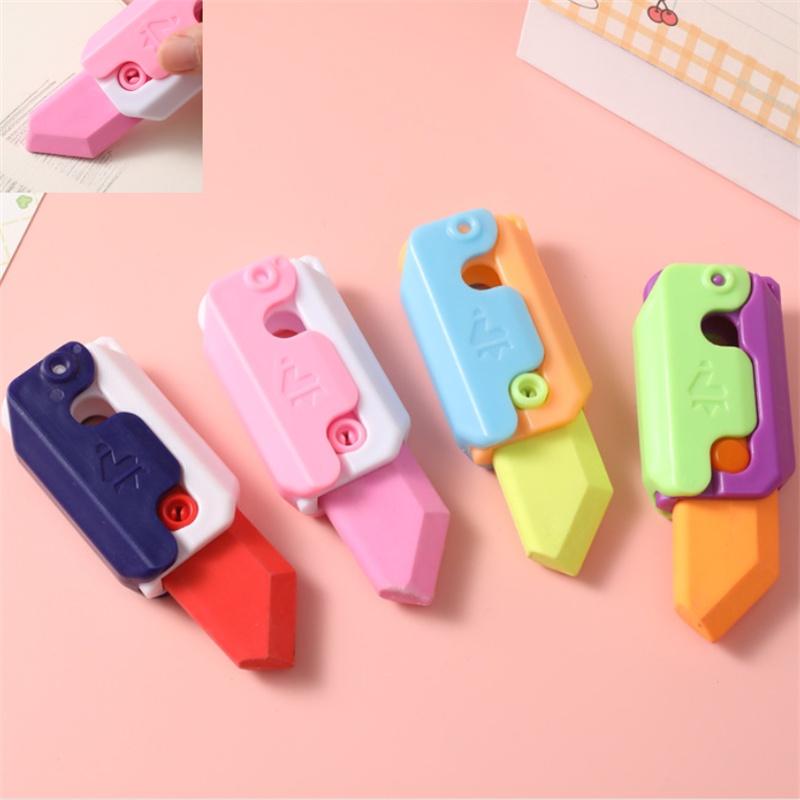 Radish Gravity Cartoon Eraser Decompression Toy Creative Stationery Gift