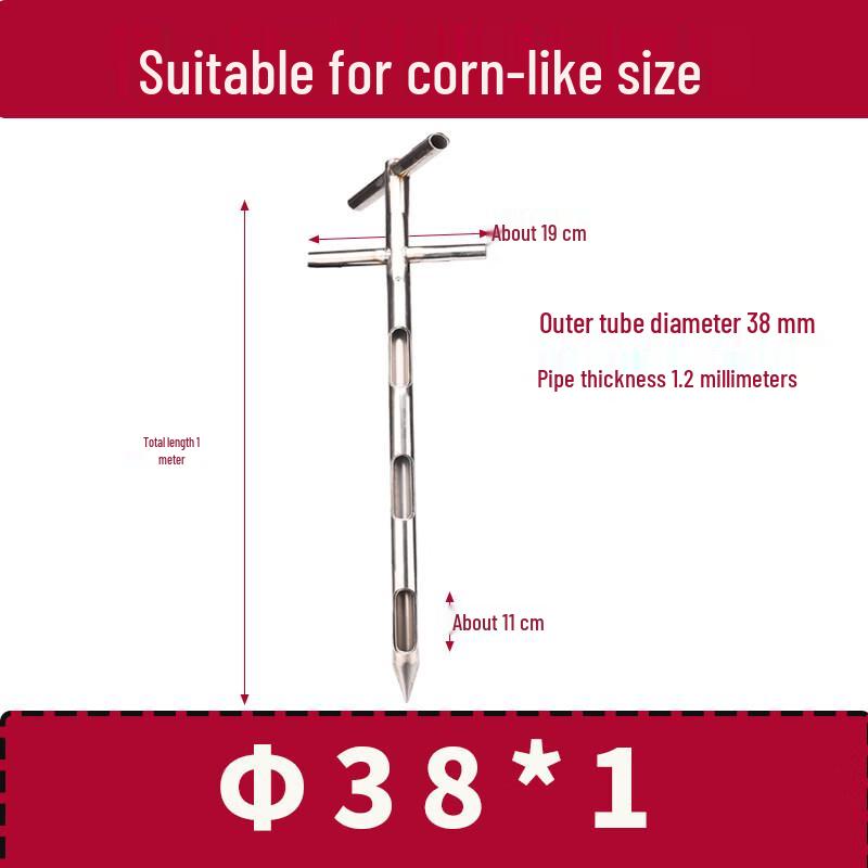 Stainless Steel Double Tube Grain Sampler