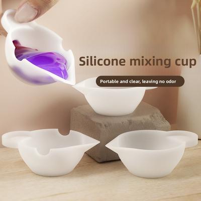 DIY Crystal Drop Glue Mold Color Mixing Cup Sub-packaging Cup, Card Slot Cup, Silicone Mold Measuring Cup
