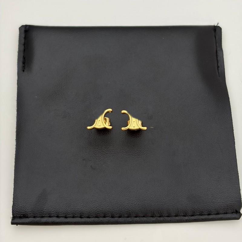3D Stud Earrings Fashion Commute Small Luxury Ear Jewelry Women