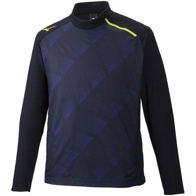 Fußballbekleidung Schatzhemd Halbreißverschluss Tief Japan Größe XL zu japanischer Größe P2MC9040, Marineblau, (Äquivalent XL)