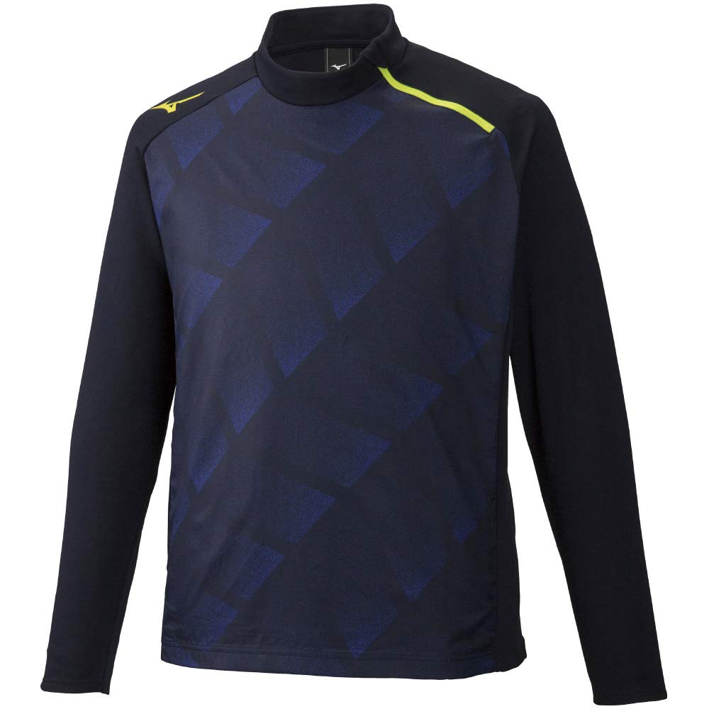 

Mizuno Soccer Wear Treasure Shirt Half Zip Deep Japan Size XL to Japanese size P2MC9040, Navy, (equivalent XL)