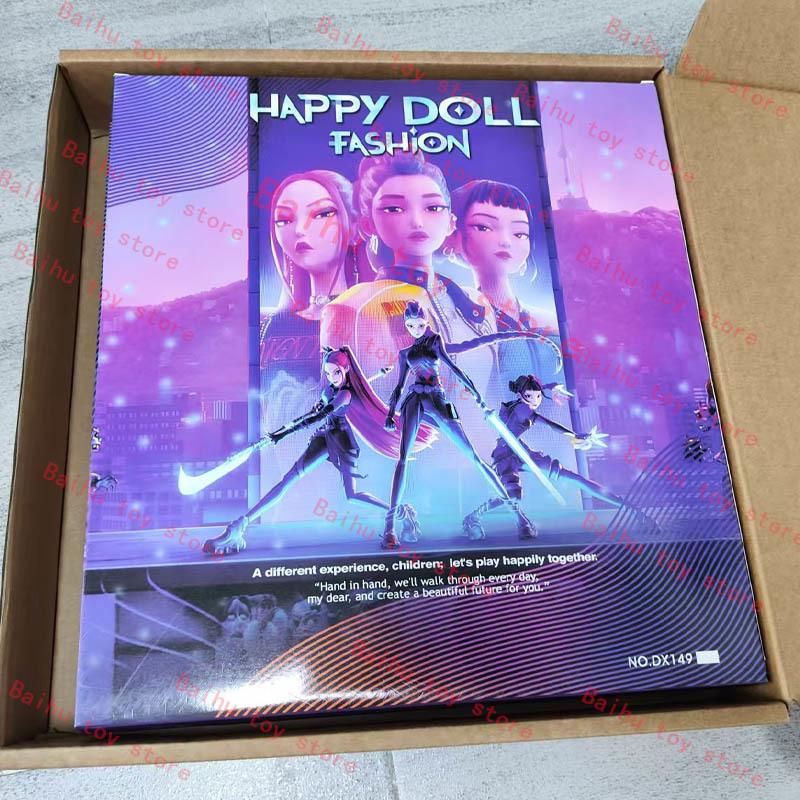 Kpop Demon Hunters Vinyl Doll Rumi Mira Zoe Action Figures Anime Collection Model Party Decor Toy Kids Girls Christmas Gift