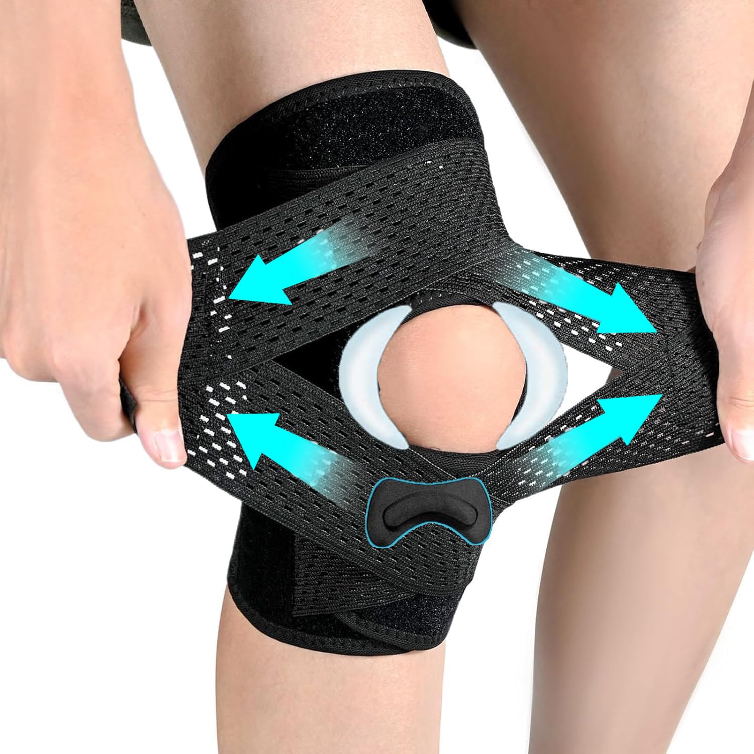 

Наколенник Наколенник Поддержка связок Сетчатый Наколенник Сустав Связки Легко надевать и снимать Подходит для и Повседневной жизни Поддержка, Поддержка, (Внутренний набор), Спорт,