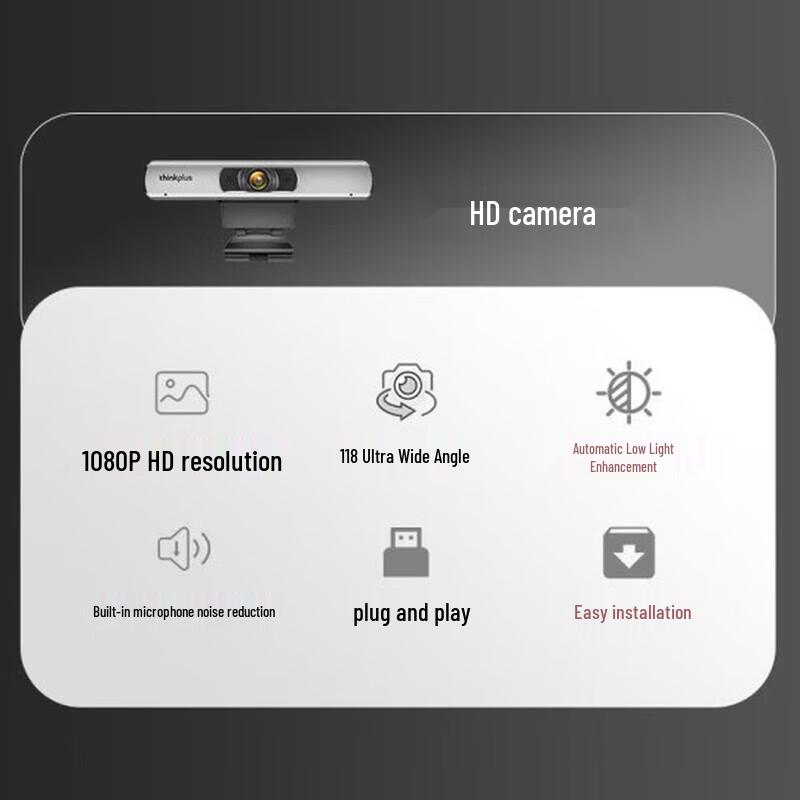 Lenovo ThinkplusMCAFHD01 1080P USB Webcam