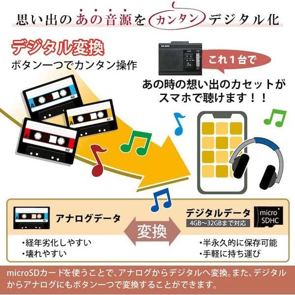 Best Answer Compax Compact Boombox with Cassette and Battery Design for Portable Small Portable Disaster Prevention Retro Includes Japanese