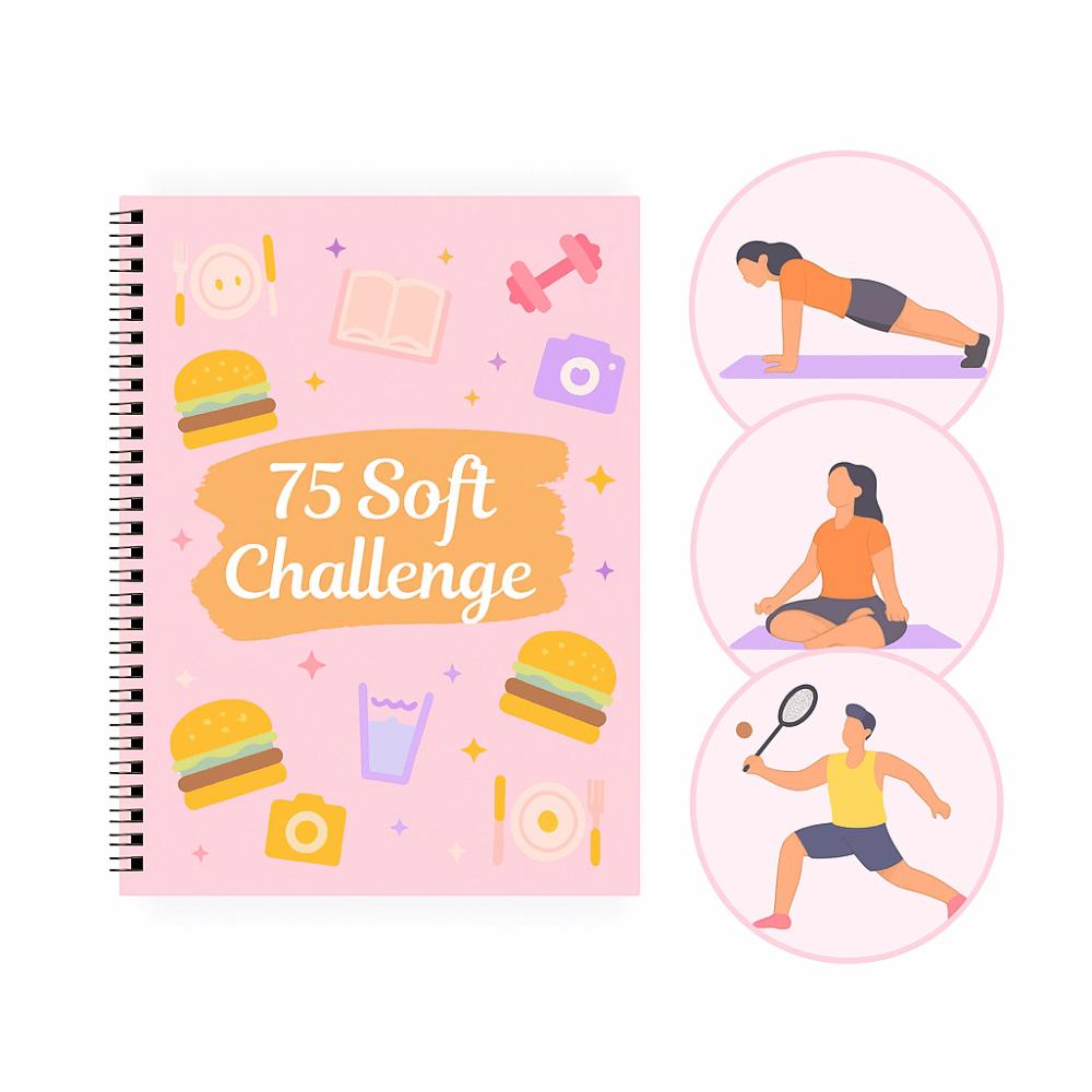 Progress Tracking 75 Soft Challenge Journal Goal Setting 75 Tracker  Habit Formation