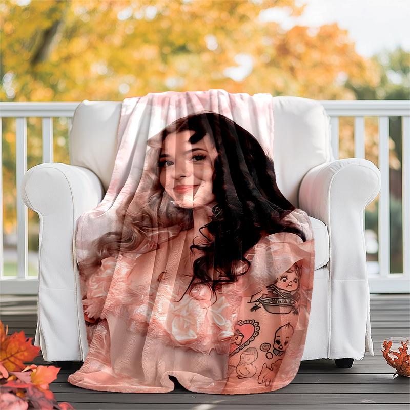 Melanie Martinez Flannel Blanket Soft All-Season Throw, Design for Camping, Car Travel, Hiking Sofa, Bed, Office Perfect Gift for Parties
