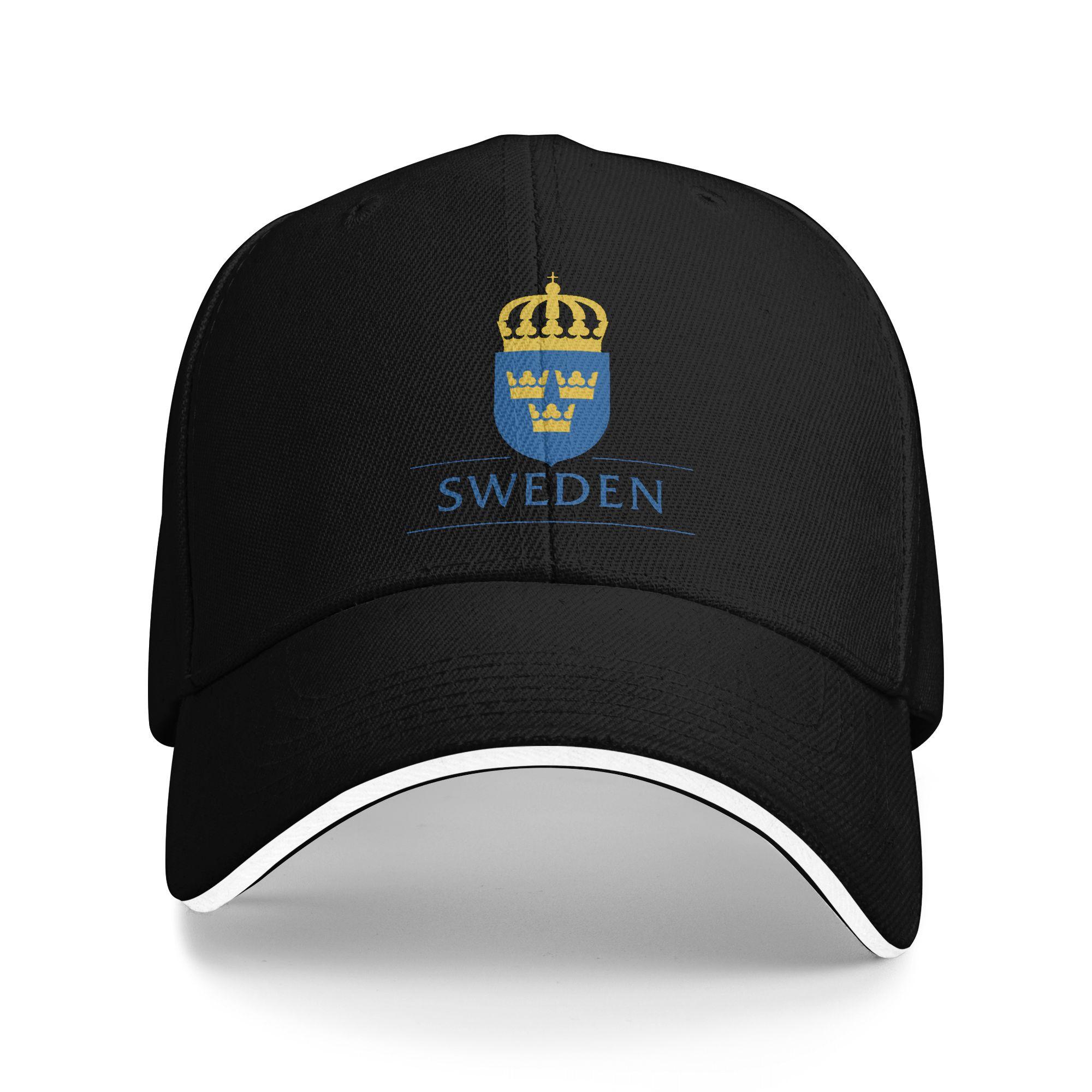 

Custom Classic Unisex Sverige Sweden Flag Baseball Cap Adult Adjustable Dad Hat for Unisex Women Sports Snapback Caps One Size