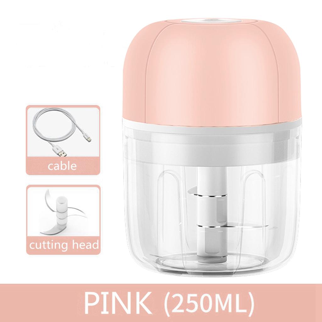 Electric Mini Garlic Chopper Slicer And USB Rechargeable Processor for